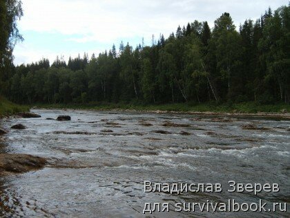 "Сухие" пороги на реке Усьва.